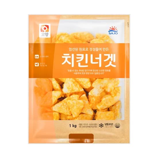 오양 치킨너겟2 1kg 1개