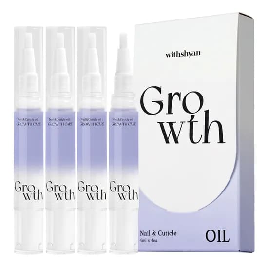 위드샨 네일 & 큐티클 오일펜 그로쓰케어 그로쓰 세트 4ml x 4개 12,200원