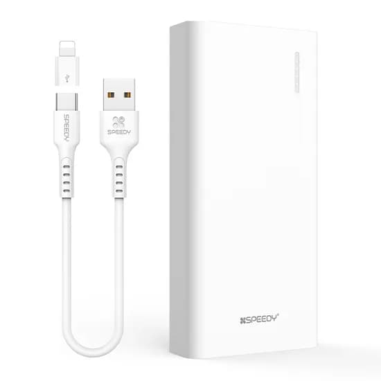 스피디 2A 보조배터리 20000mAh 10W 화이트 1개