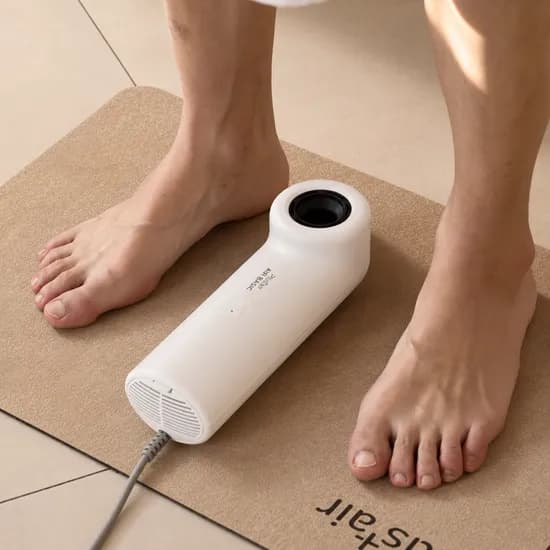 플러스에어 초소형 바디 드라이어 에어베이직, BD-100-1, 화이트, 1개