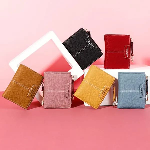 버블리데이 라인 클래식 여성 반지갑 블루 11.5x9x2.2cm 1개