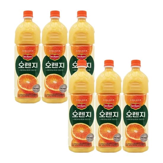 델몬트 오렌지 1.5L 6개