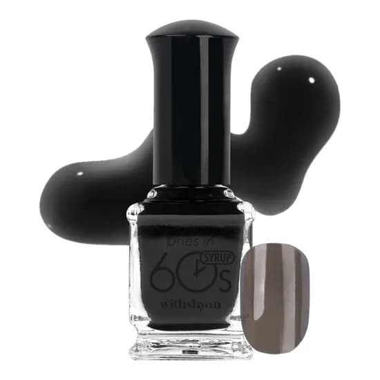 위드샨 60초건조 셀프네일 네일 매니큐어, M016 시스루시럽, 9ml, 1개