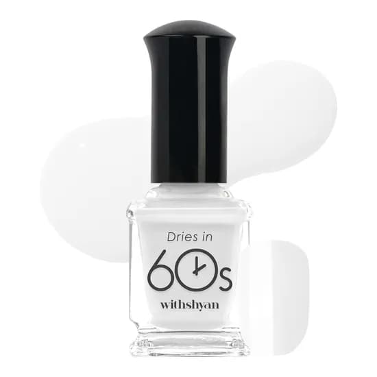 위드샨 60초 매니큐어 M60 화이트 9ml 1개
