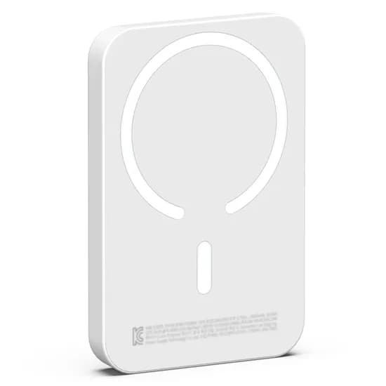 스피디 10W 맥세이프 무선충전 보조배터리 화이트 5000mAh 1개