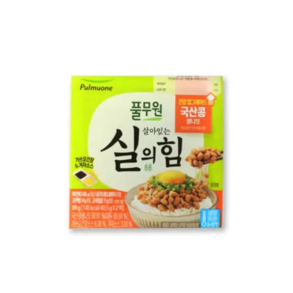 풀무원 실의힘 국산콩생나또 49.5g 12개