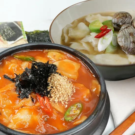 소소락 얼큰수제비 멸치수제비 세트 12인분 2kg 1세트