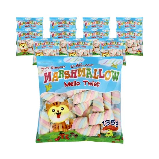 Mello 멜로 트위스트 머쉬멜로우 135g 12봉