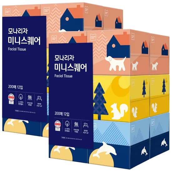 모나리자 미니스퀘어 200매 24개