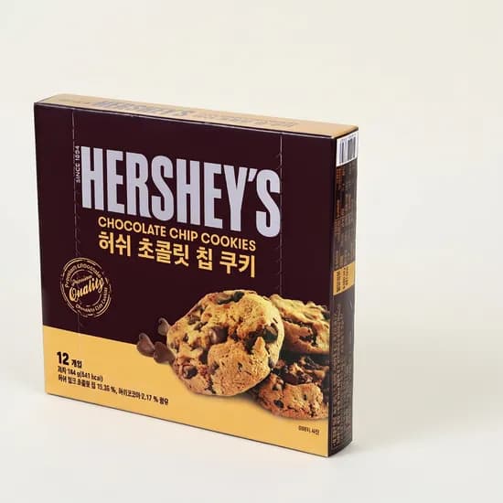 허쉬 초콜릿 칩 쿠키 144g 3개
