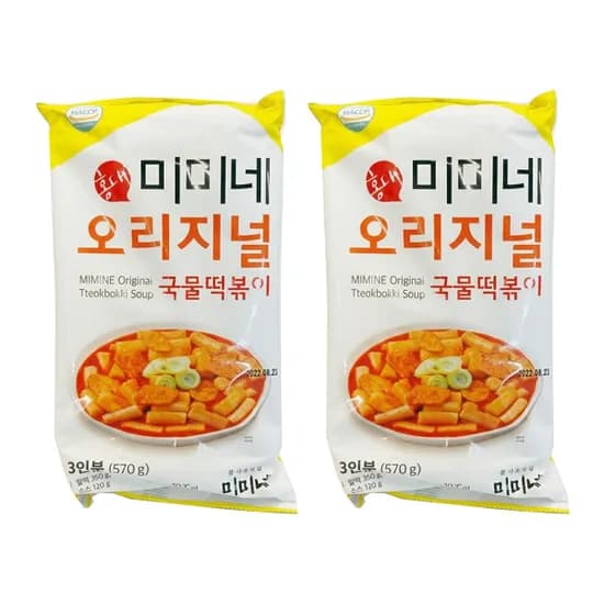 미미네 오리지널 국물떡볶이 570g 2봉 16,200원