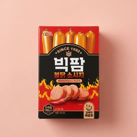 롯데 빅팜불닭 60g 20개