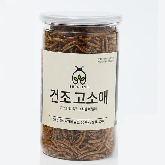 곤충킹 건조 고소애, 100g, 1개