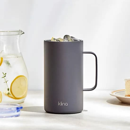 클리나 이지 머그 텀블러, 네이비, 710ml, 1개