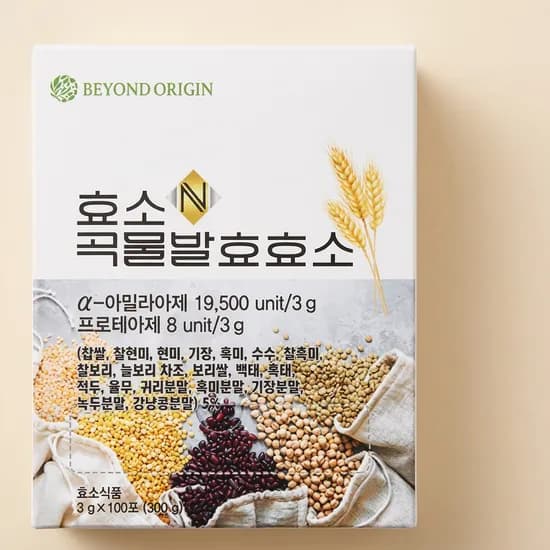 비욘드오리진 효소N 곡물발효효소 누룽지맛 3g 200포 1개