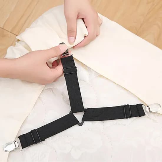 제이킨 침대고정 Y자형, 화이트, 4개