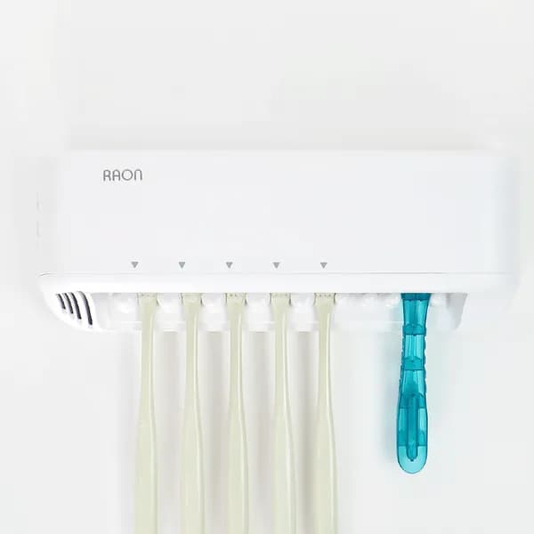 라온 바람솔솔 UV-C 무선 칫솔 살균건조기 RNS-350ser 그레이 1개