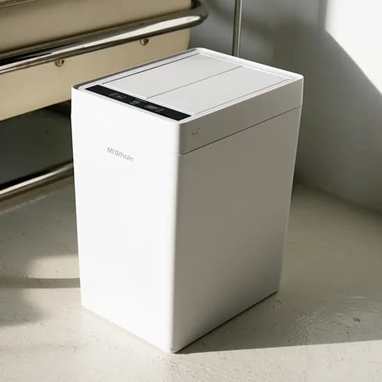 미홀 스마트 휴지통, MH-DB2 Eco, 화이트, 17L, 1개