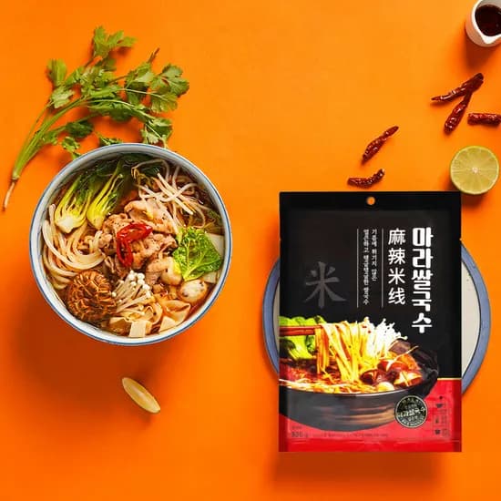 식탁락 마라쌀국수, 2인분, 336g, 1개
