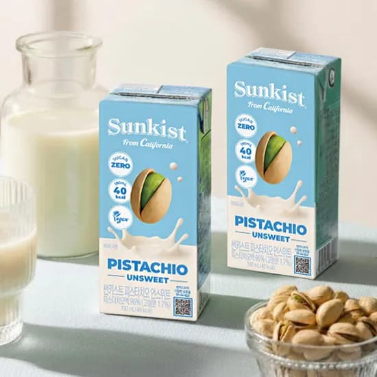 광동 썬키스트 피스타치오 언스위트, 190ml, 24개