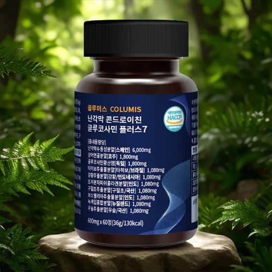 콜루미스 난각막 콘드로이친 글루코사민 플러스7 600mg 60정 1개