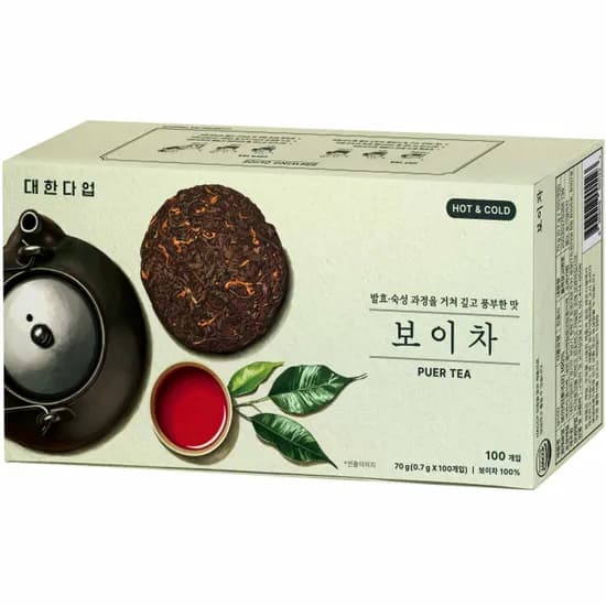 대한다업 보이차 0.7g 100개입