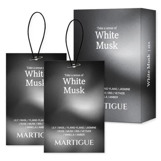 마르티그 퍼퓸 디퓨저 샤쉐 차량용 방향제 화이트머스크 1set 40g