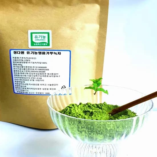 정다원 유기농 명품가루녹차 300g 1개