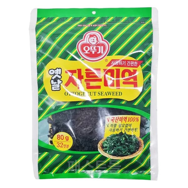 오뚜기 옛날 자른미역 80g 1개 6,300원
