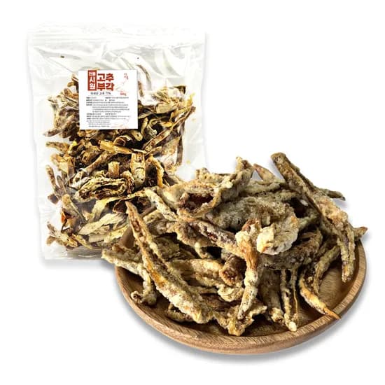 부각마을 바삭매콤 고추부각 300g 3개