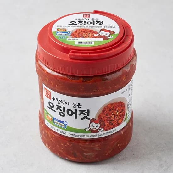 반찬단지 무말랭이 품은 오징어젓 2kg 1개