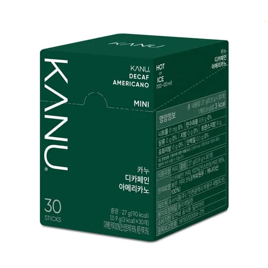 맥심 카누 디카페인 아메리카노, 1.6g, 30개입, 1개