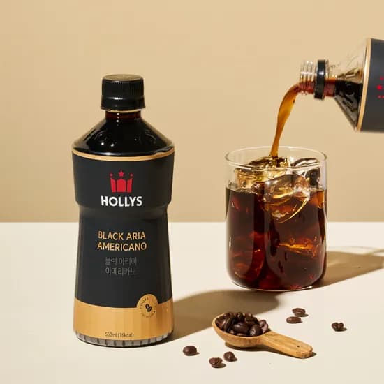 할리스 블랙아리아 아메리카노, 550ml, 24개