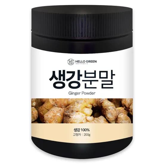 헬로우그린 생강분말 200g 1개