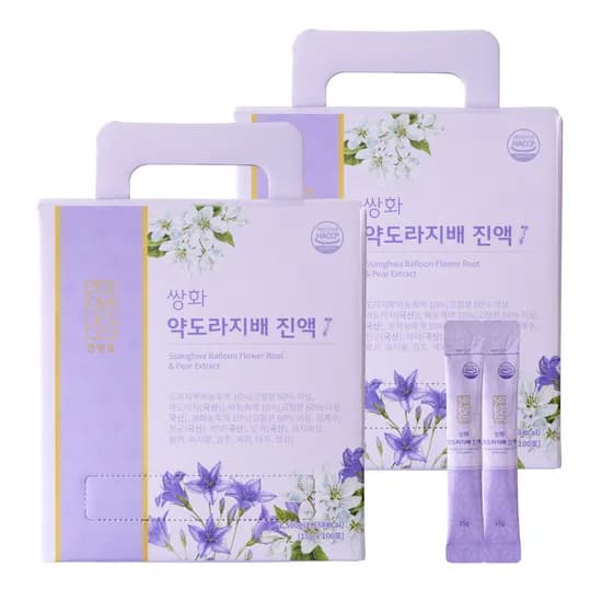 천양삼 쌍화 약도라지배 진액스틱 15g 100포 2박스