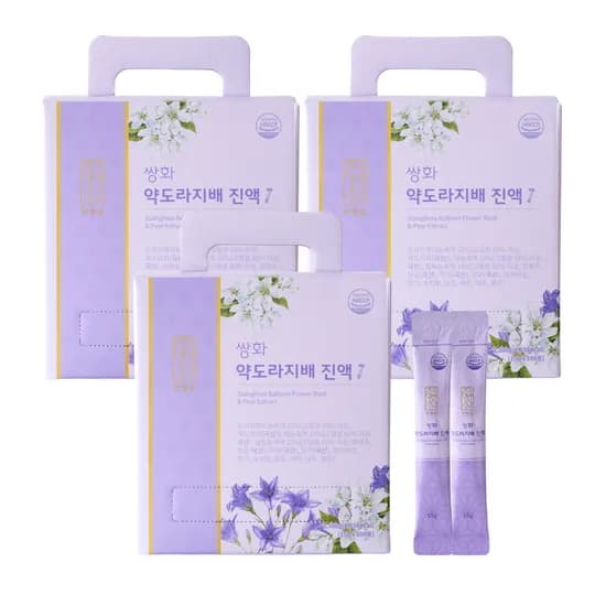 천양삼 쌍화 약도라지배 진액스틱 15g 100포 3개
