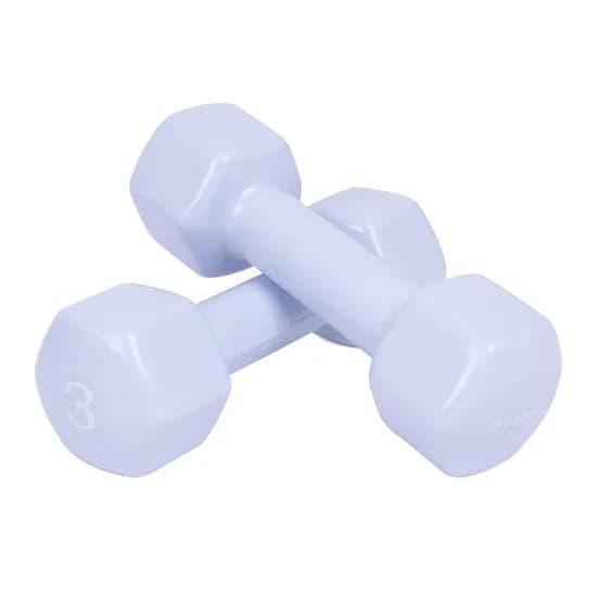 아이워너 뷰티 육각 덤벨 3kg 스카이 블루 2개입 1세트