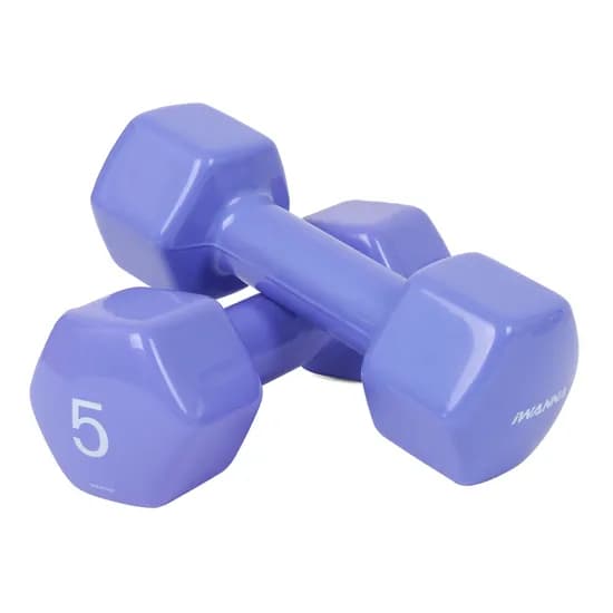 아이워너 뷰티 육각 덤벨 5kg 블루베리 2개입 1세트