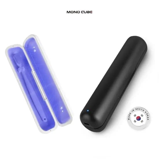 모노큐브 원케어 칫솔살균기, MONO-UVTB01, 블랙, 1개