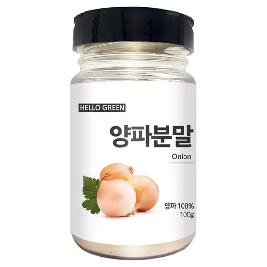 헬로우그린 천연 조미료 국내산 양파 분말 100g 1개