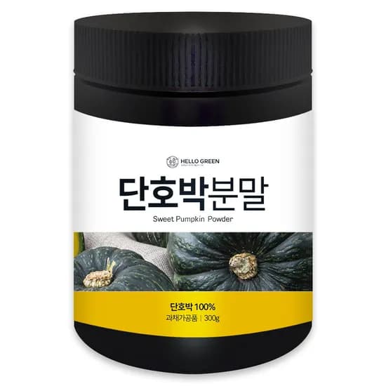 헬로우그린 국내산 단호박 분말 300g 1개