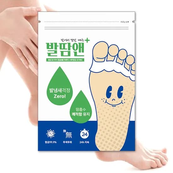 발땀앤, 60매, 30g