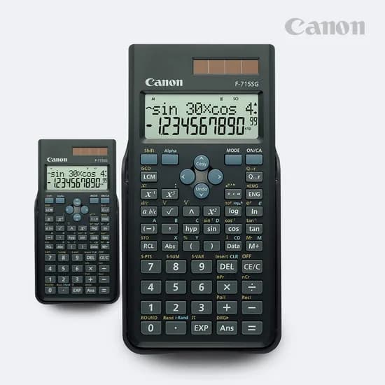 캐논 공학용 계산기 F-715SG, 블랙, 1개