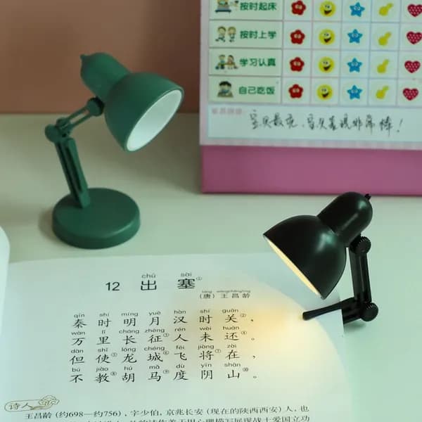 LED 미니 스탠드 조명 LR41 블랙 1개