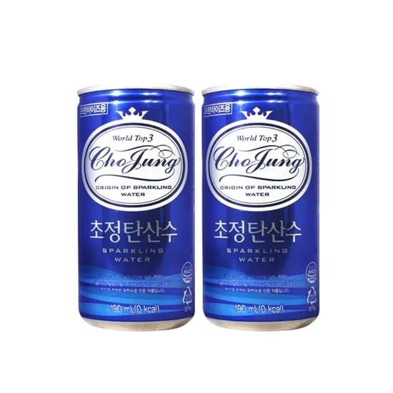 일화 초정 탄산수 플레인, 190ml, 60개