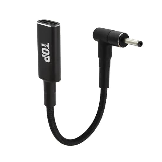 HDTOP USB C to DC 100W 노트북 충전 케이블 젠더 15cm, HT-CL038, 1개