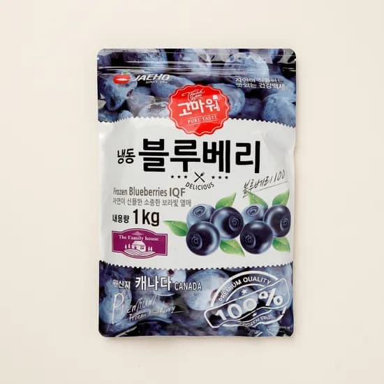 재호식품 미국산 냉동 블루베리 1kg 2개 26,500원
