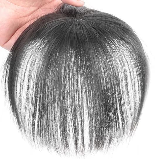 정수리 부분가발 피스 볼륨 가발 다크 브라운 1개