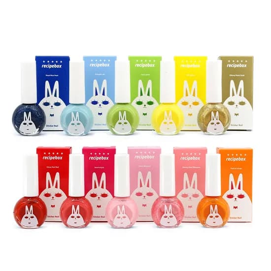 레시피박스 키즈 수성 매니큐어, 10ml, 로얄 펄 블루, 1개
