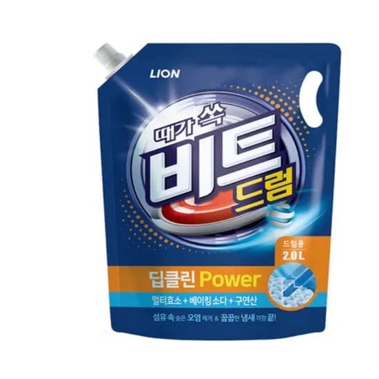 비트 딥클린 파워 드럼용 액상세제 리필 2L 3개
